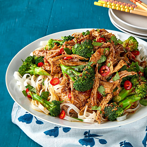 Asian Pork and Noodles