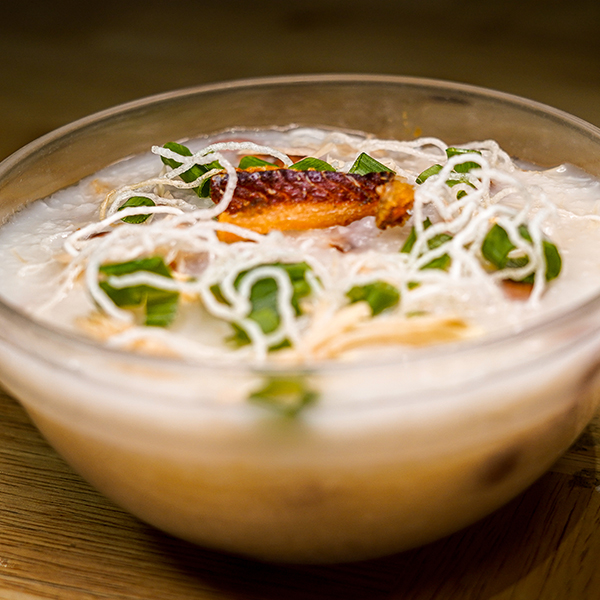 Dried Cod Fish and Peanut Congee