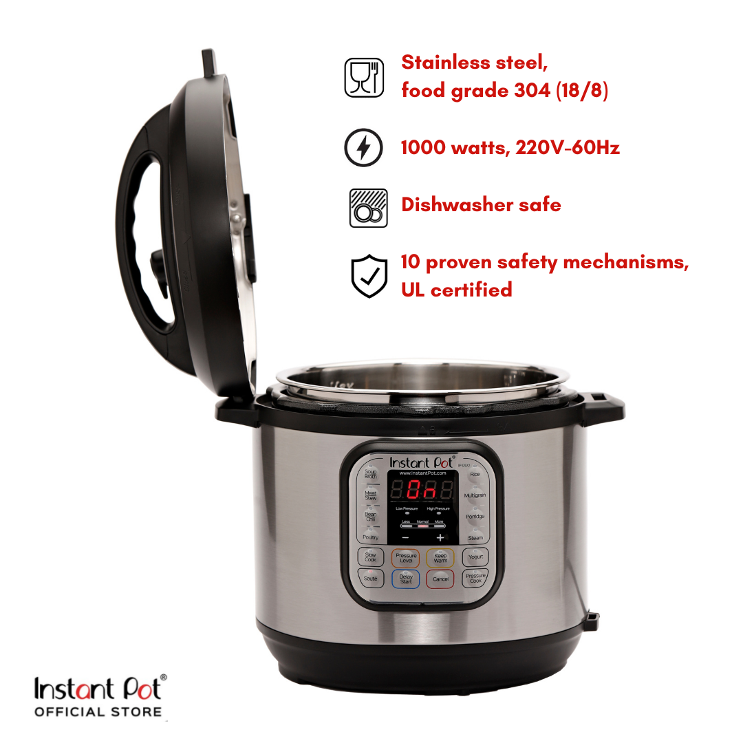 Duo 7-in-1 Multi-Functional Smart Cooker (6 QT/5.7 L) - Instant Pot ...