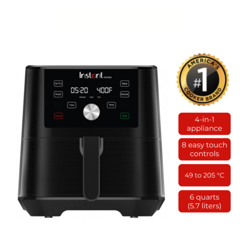 Vortex 4-in-1 Smart Air Fryer (6 QT/5.7 L) - Instant Pot Philippines