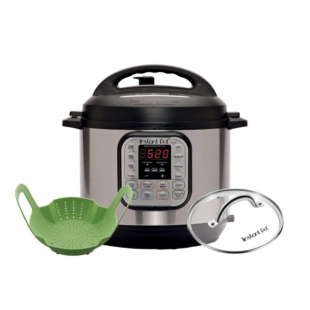 Instant Pot Steamer Set Instant Pot DUO with Steamer Basket & Tempered Glass Lid Instant Pot