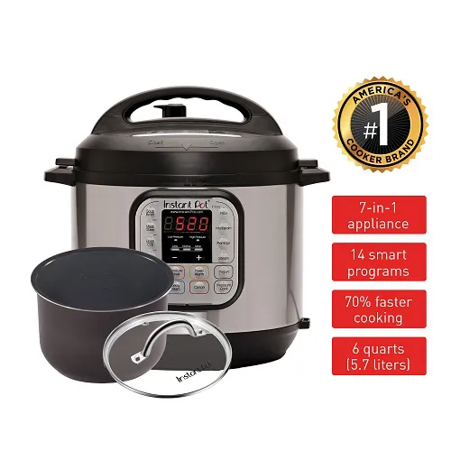 Instant Pot Duo Mini 3-Quart, Electric Pressure Cooker, 7-in-1 Yogurt  Maker, Food Steamer, Slow Cooker, Rice Cooker & More 